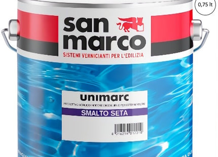 SAN MARCO UNIMARC SMALTO SETA VERDE BANDIERA LT 0,75