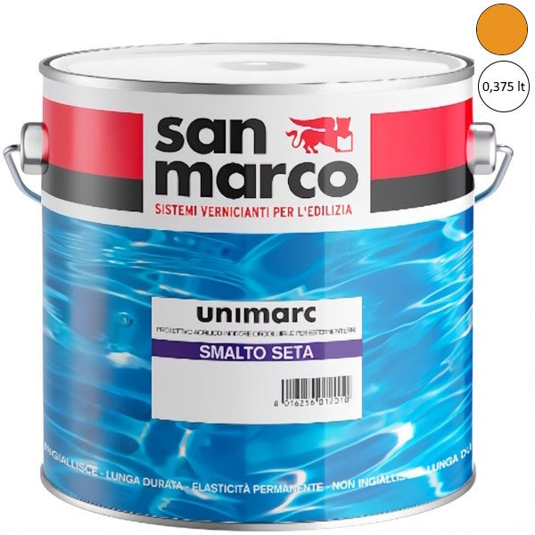 SAN MARCO UNIMARC SMALTO SETA GIALLO CROMO LT 0,375