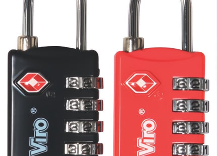 VIRO LUCCHETTO SERIE 424 TSA CON 4 COMBINAZIONI MM28