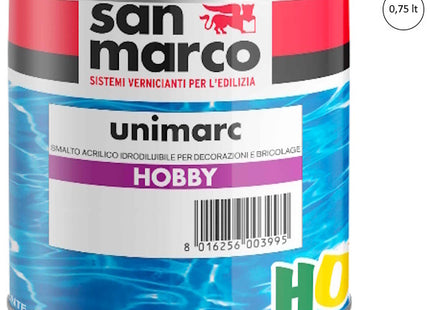SAN MARCO UNIMARC HOBBY SMALTO ACRILICO ORO LT 0,75