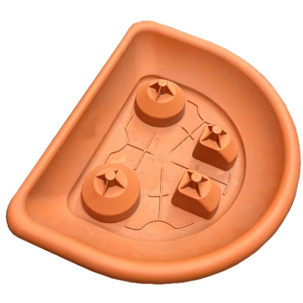 MARCHIORO SOTTO VASO TERMINALE CUZCO 45 COLORE TERRACOTTA CM 41X32