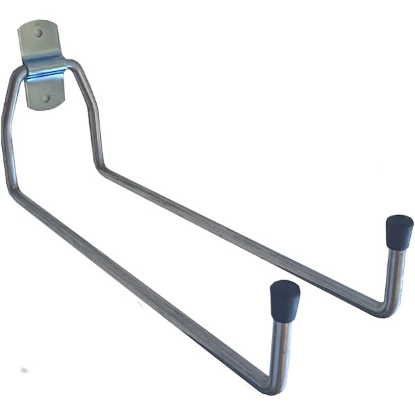 MINUTEX PORTA ATTREZZI DA PARETE MM 180 IN ACCIAIO ZINCATO BIANCO