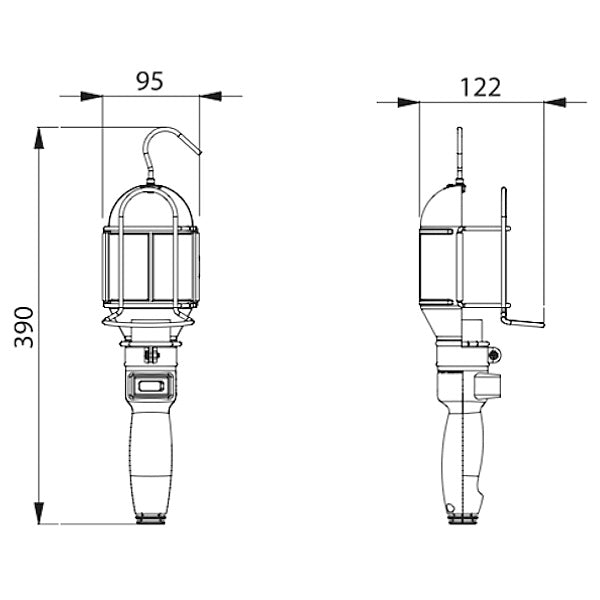 ZECA PORTALAMPADA ATTACCO E27 MAX 60W SENZA CAVO