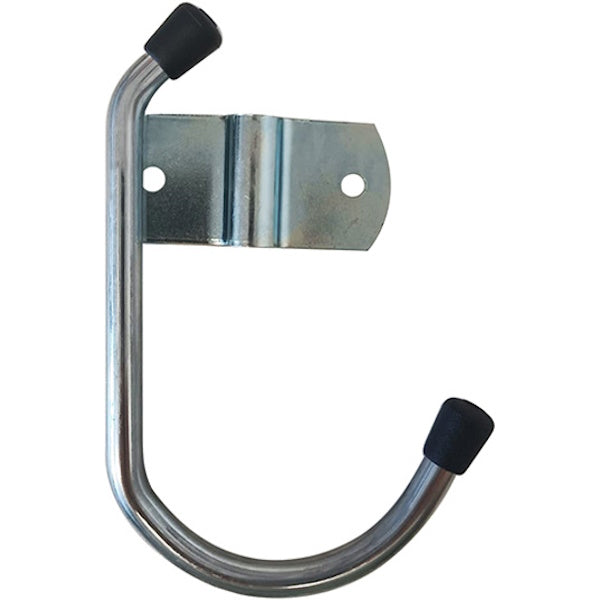 MINUTEX GANCIO DA PARETE TONDO MM 80X50 IN ACCIAIO ZINCATO BIANCO