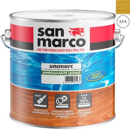 SAN MARCO UNIMARC IMPREGNANTE LEGNO LARICE LT 2,5