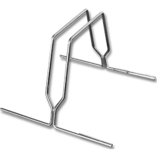 MINUTEX PORTABICICLETTE A PAVIMENTO MODULARE ACCIAIO ZINCATO BIANCO