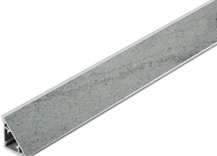 PIRCHER ALZATINA TRIANGOLARE PER TOP CUCINA BASALTO CENERE MM30X25X3000*
