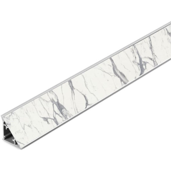 PIRCHER ALZATINA TRIANGOLARE PER TOP CUCINA CALCUTTA MM30X25X3000*