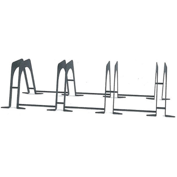 MINUTEX COPPIA DISTANZIALI RETTILINEI PER PORTABICI MINU ACCIAIO GRAFITE