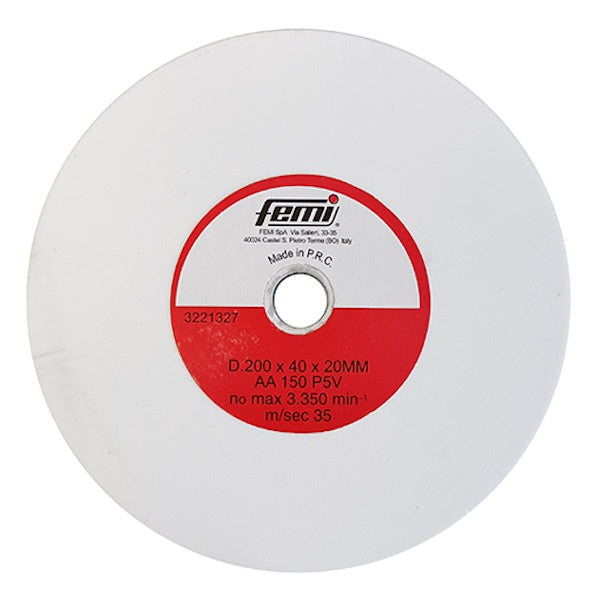 FEMI MOLA A DISCO ABRASIVA BIANCA MM200X40X20 GR150