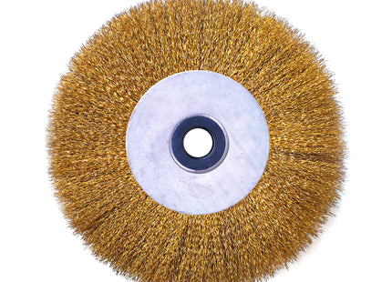 CEBO SPAZZOLA CIRCOLARE STANDARD FILI ONDULATI IN ACCIAIO D.MM150X20X16