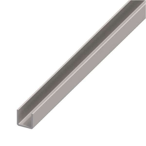 ALFER PROFILO A U ACCIAIO LAMINATO MM16X16X1,5 MT1