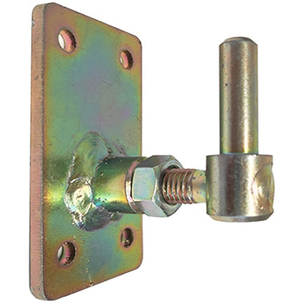 MINUTEX CARDINE PER BANDELLE REGOLABILE D.MM12 PIASTRA ACCIAIO ZINCATO