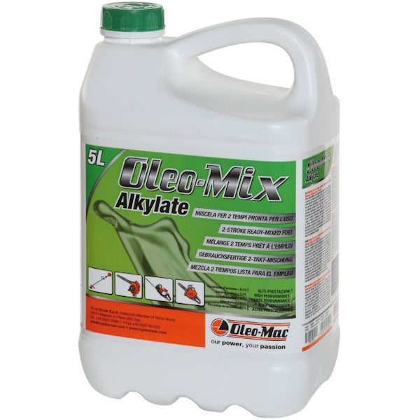 OLEOMAC OLEO-MIX ALKILATE MISCELA PER MOTORI 2 TEMPI TANICA PLASTICA LT5
