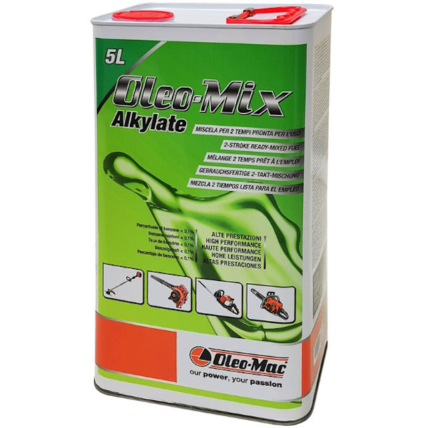 OLEOMAC OLEO-MIX ALKILATE MISCELA PER MOTORI 2 TEMPI LATTA DA LT5