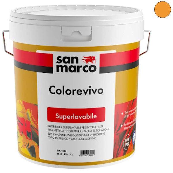 SAN MARCO COLOREVIVO IDROPITTURA SUPERLAVABILE PER ESTERNI ED INTERNI