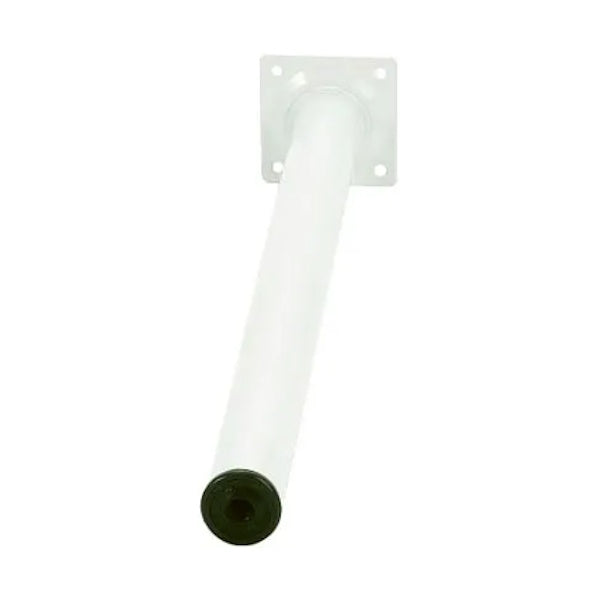 PIRCHER PIEDE TONDO IN METALLO COLORE BIANCO D.MM30X400