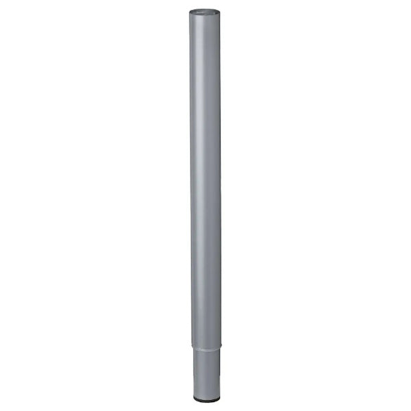 PIRCHER GAMBA PER TAVOLO TELESCOPICA TONDA ARGENTO D.MM50X600/900H