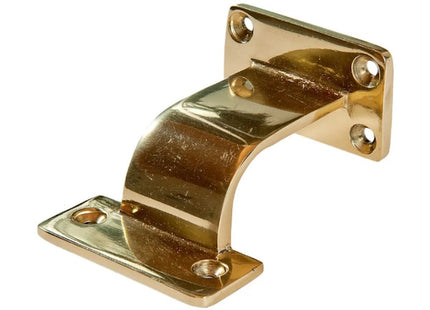 PIRCHER SUPPORTO PER CORRIMANO QUADRO OTTONE LUCIDO MM27X58
