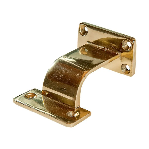 PIRCHER SUPPORTO PER CORRIMANO QUADRO OTTONE LUCIDO MM27X58