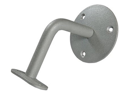 PIRCHER SUPPORTO PER CORRIMANO TONDO 3 FORI ALLUMINIO SATINATO D.MM 55