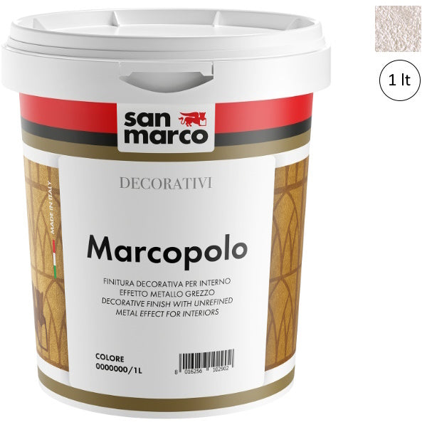 SAN MARCO MARCOPOLO FINITURA DECORATIVA EFFETTO METALLO GREZZO