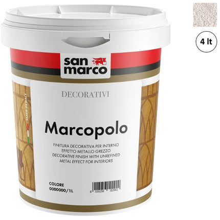 SAN MARCO MARCOPOLO FINITURA DECORATIVA EFFETTO METALLO GREZZO