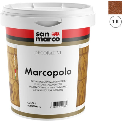 SAN MARCO MARCOPOLO FINITURA DECORATIVA EFFETTO METALLO GREZZO
