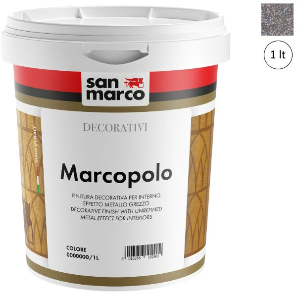SAN MARCO MARCOPOLO FINITURA DECORATIVA EFFETTO METALLO GREZZO