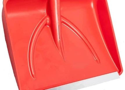 MASS PALA NEVE PLASTICA ROSSA CM45X38 CON PROFILO