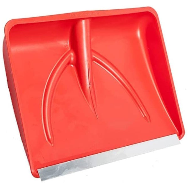 MASS PALA NEVE PLASTICA ROSSA CM45X38 CON PROFILO
