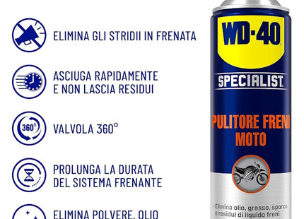 WD-40 SPECIALIST MOTO PULITORE FRENI SPRAY ML500