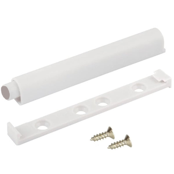 METAL STYLE PREMI/APRI CON PARACOLPO IN PLASTICA BIANCO MM120X75