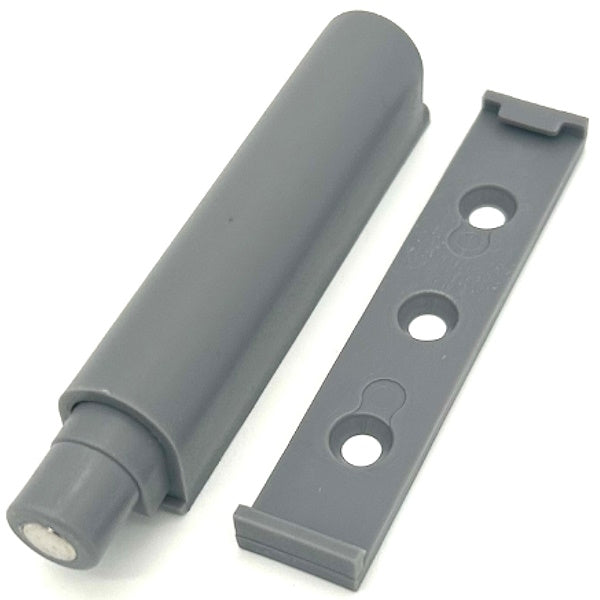 METAL STYLE PREMI/APRI MAXI CON MAGNETE IN PLASTICA ANTRACITE D.MM 12