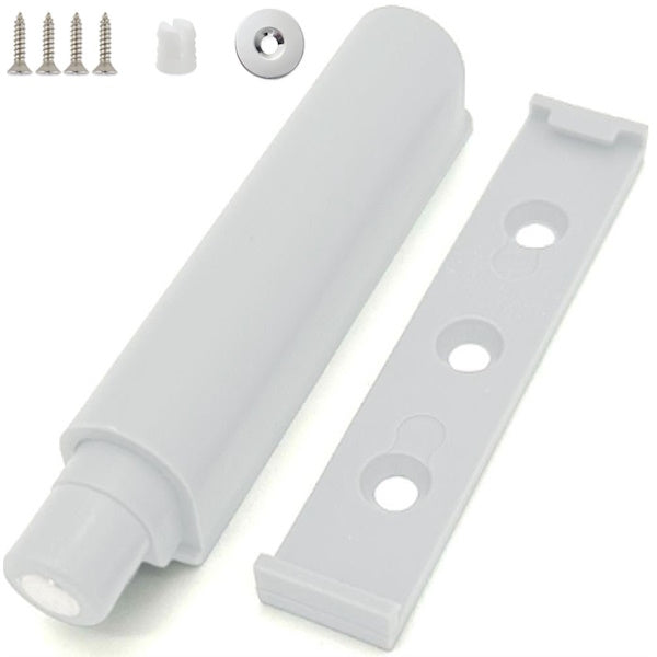 METAL STYLE PREMI/APRI MAXI CON MAGNETE IN PLASTICA BIANCO D.MM 12