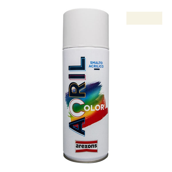 AREXONS ACRILCOLOR SMALTO ACRILICO BIANCO PERLA RAL 1013 SPRAY ML400