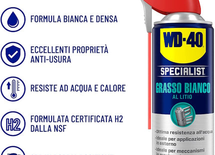 WD-40 SPECIALIST GRASSO BIANCO AL LITIO SPRAY ML400