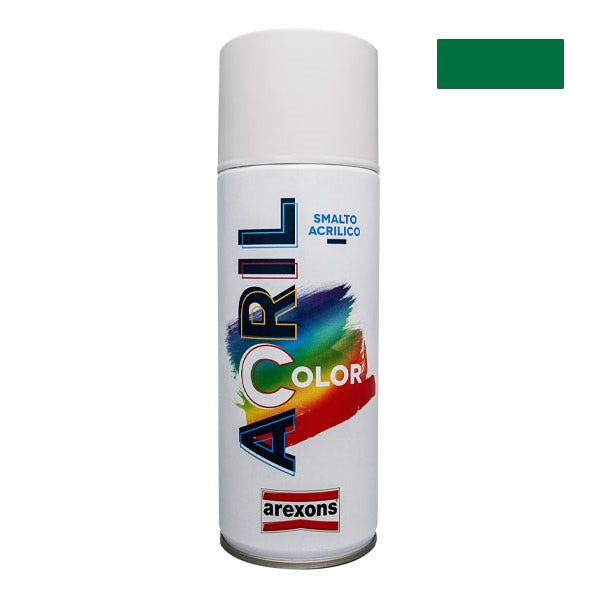 AREXONS ACRILCOLOR SMALTO ACRILICO VERDE FOGLIA RAL 6002 SPRAY ML400