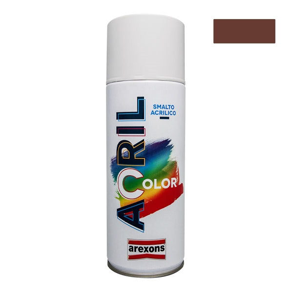 AREXONS ACRILCOLOR SMALTO ACRILICO MARRONE NOCE RAL 8011 SPRAY ML400