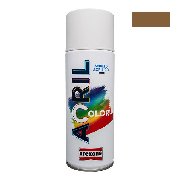 AREXONS ACRILCOLOR SMALTO ACRILICO MARRONE CHIARO RAL 8003 SPRAY ML400