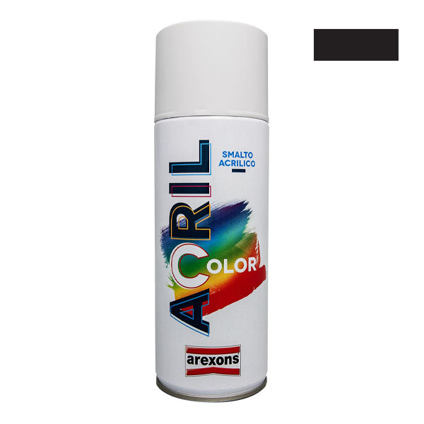 AREXONS ACRILCOLOR SMALTO ACRILICO NERO OPACO SPRAY ML400