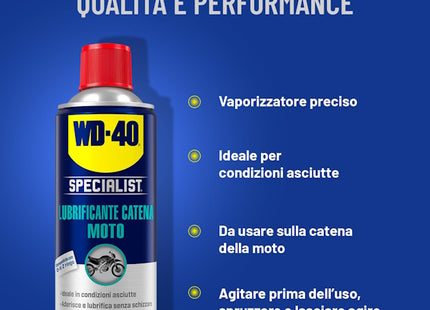 WD-40 SPECIALIST MOTO LUBRIFICANTE CATENA SPRAY ML400