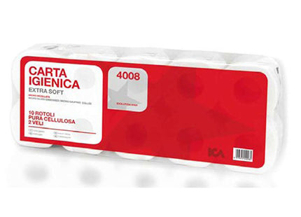 CARTA IGIENICA ROTOLINO PURA CELLULOSA 2 VELI IN CONF.DA PZ10