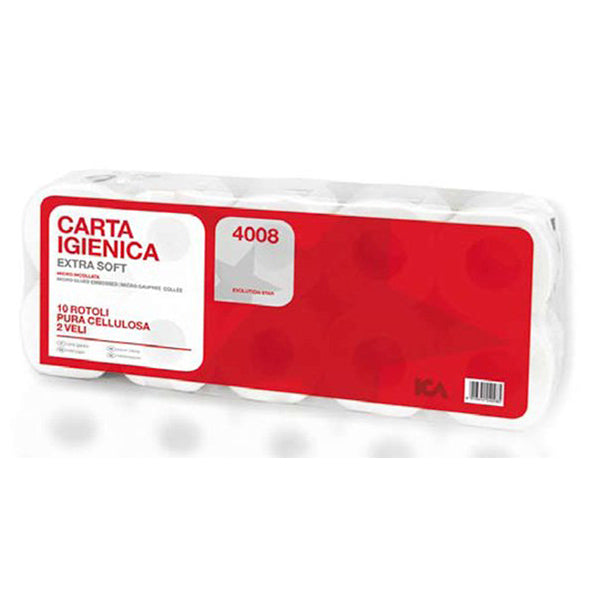 CARTA IGIENICA ROTOLINO PURA CELLULOSA 2 VELI IN CONF.DA PZ10