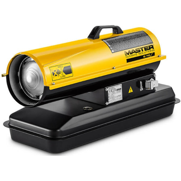 MASTER RISCALDATORE D'ARIA DIRETTO A GASOLIO POTENZA 20KW MOD. B 70