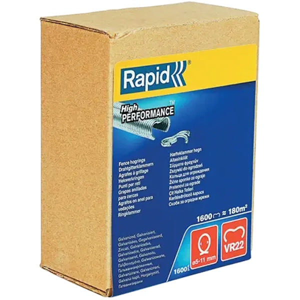 RAPID PUNTI PER RETI VR22 ZINCATI SCATOLA PZ1600