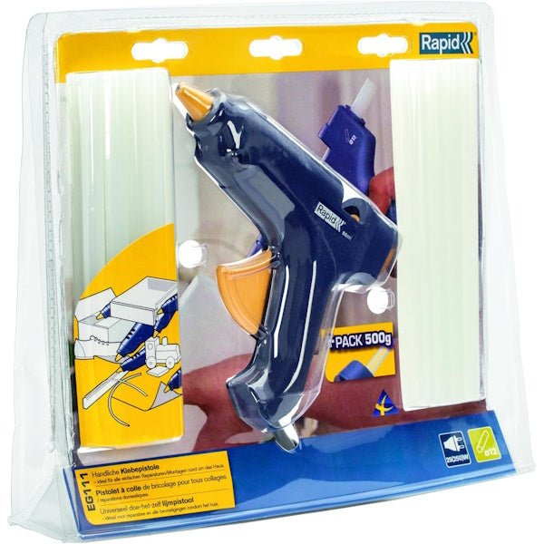 RAPID INCOLLATRICE EG111 IN BLISTER CON 500 GR. DI COLLA IN STICK D.MM12