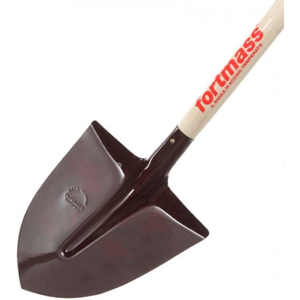 MASS BADILE FORTMASS A PUNTA IN ACCIAIO TEMPRATO CON MANICO CM140