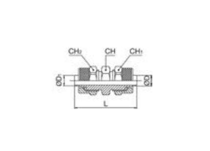 ANI ART. 40/B RACCORDO DI GIUNZIONE PER TUBI NYLON D.MM 8X 6