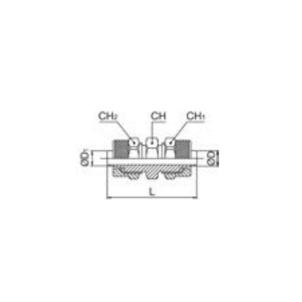 ANI ART. 40/B RACCORDO DI GIUNZIONE PER TUBI NYLON D.MM10X 8